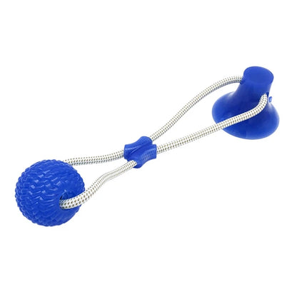 Suction Cup Dog Toy – Interactive Tug & Chew Ball