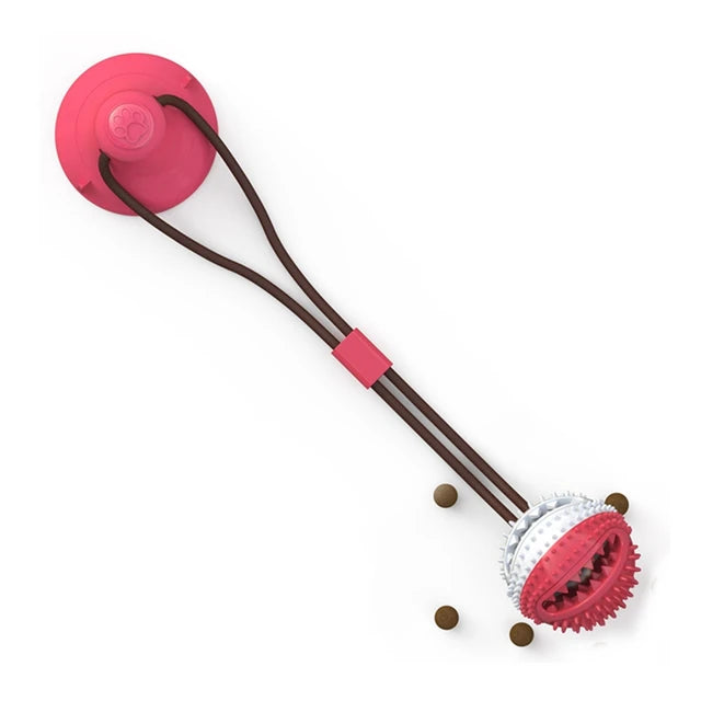 Suction Cup Dog Toy – Interactive Tug & Chew Ball