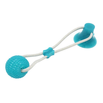 Suction Cup Dog Toy – Interactive Tug & Chew Ball