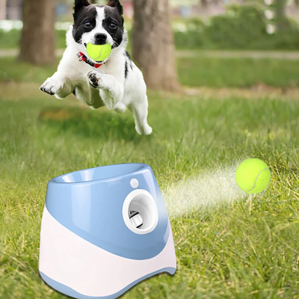 Automatic Dog Ball Launcher – Rechargeable Fetch Machine with 3 Balls