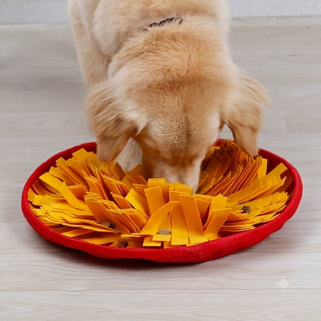 2-in-1 Snuffle Mat & Anti-Choke Slow Feeder Bowl for Dogs