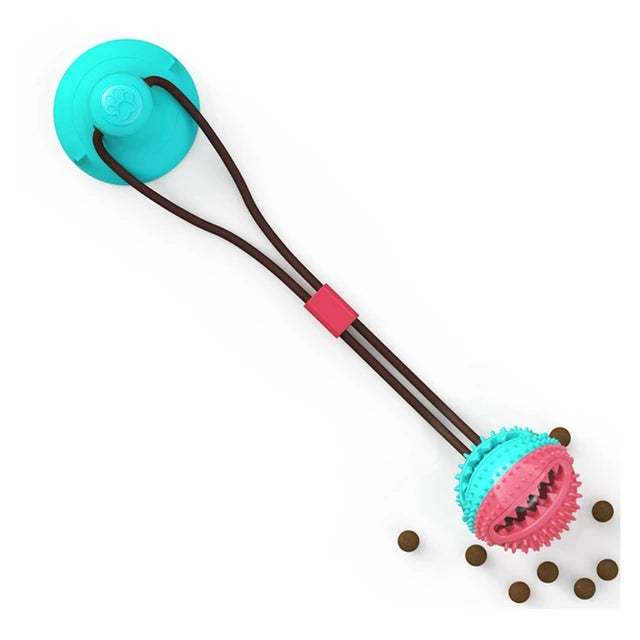 Suction Cup Dog Toy – Interactive Tug & Chew Ball