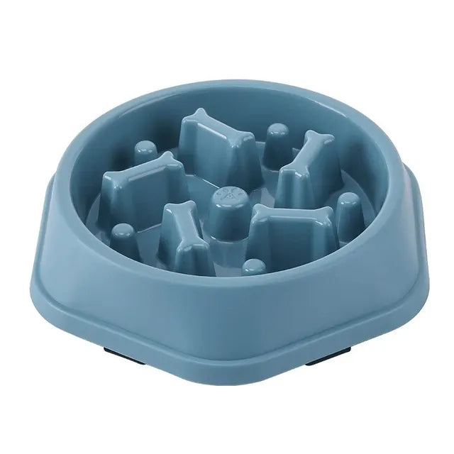Slow Feeder Dog Bowl – Anti-Gulp Maze Bowl for Fast Eaters