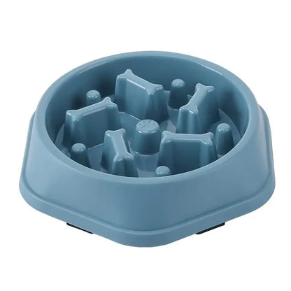 Slow Feeder Dog Bowl – Anti-Gulp Maze Bowl for Fast Eaters