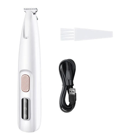 Dog Paw Trimmer with LED Light – Waterproof Cordless Grooming Clipper