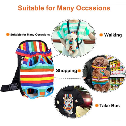 Breathable Pet Travel Backpack – Ventilated Carrier for Cats & Small Dogs