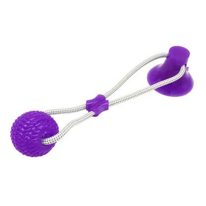 Suction Cup Dog Toy – Interactive Tug & Chew Ball