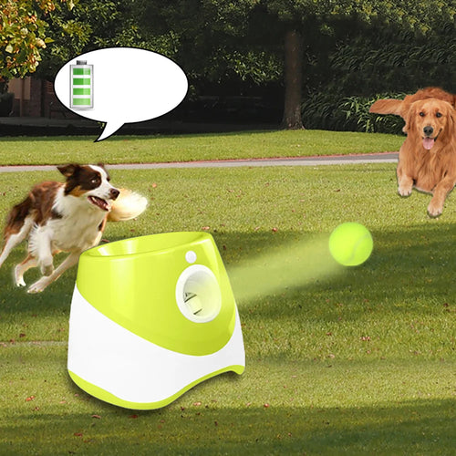 Automatic Dog Ball Launcher – Rechargeable Fetch Machine with 3 Balls